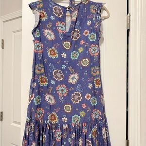 Marine Layer Purple Floral Mini Dress